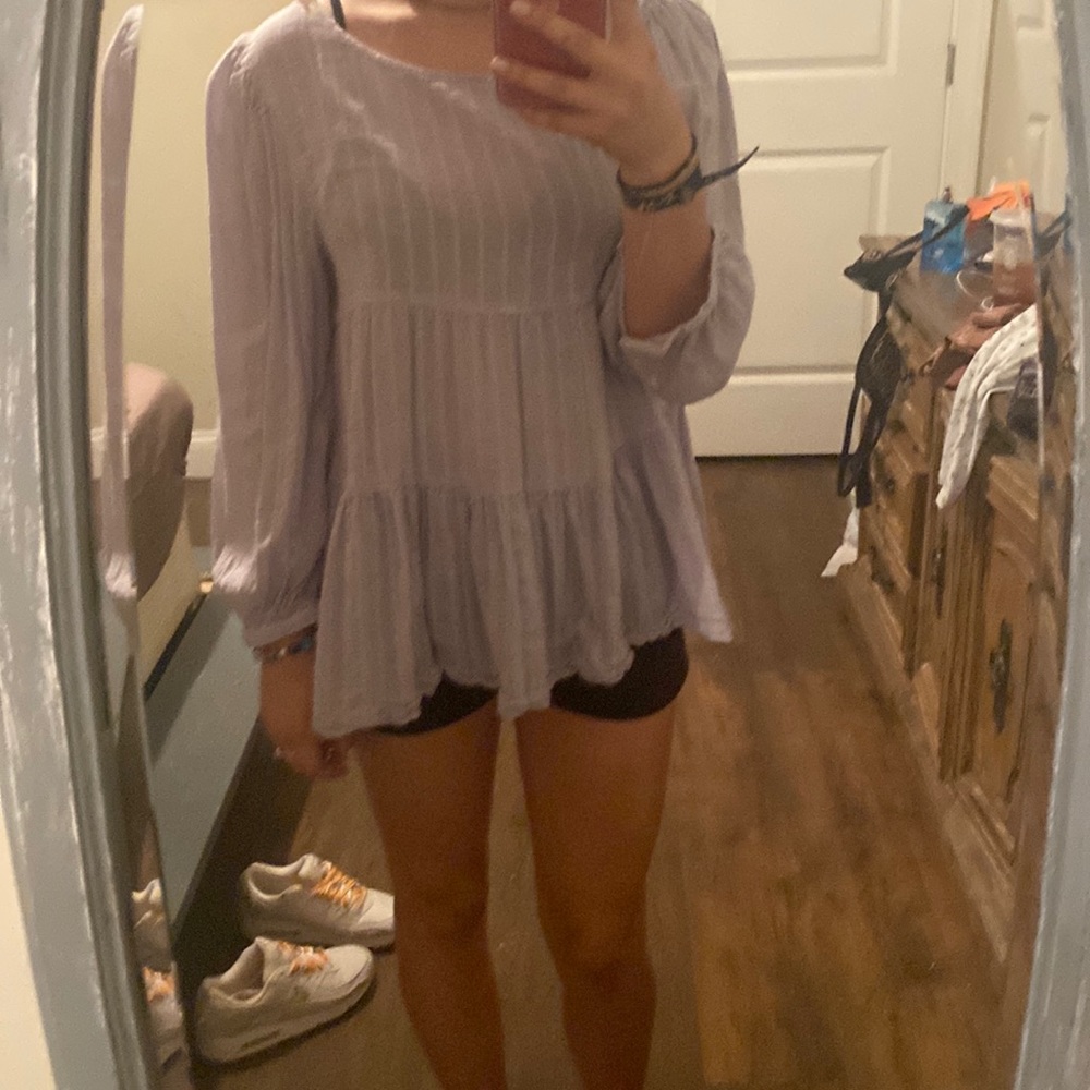 open back blouse/shirt